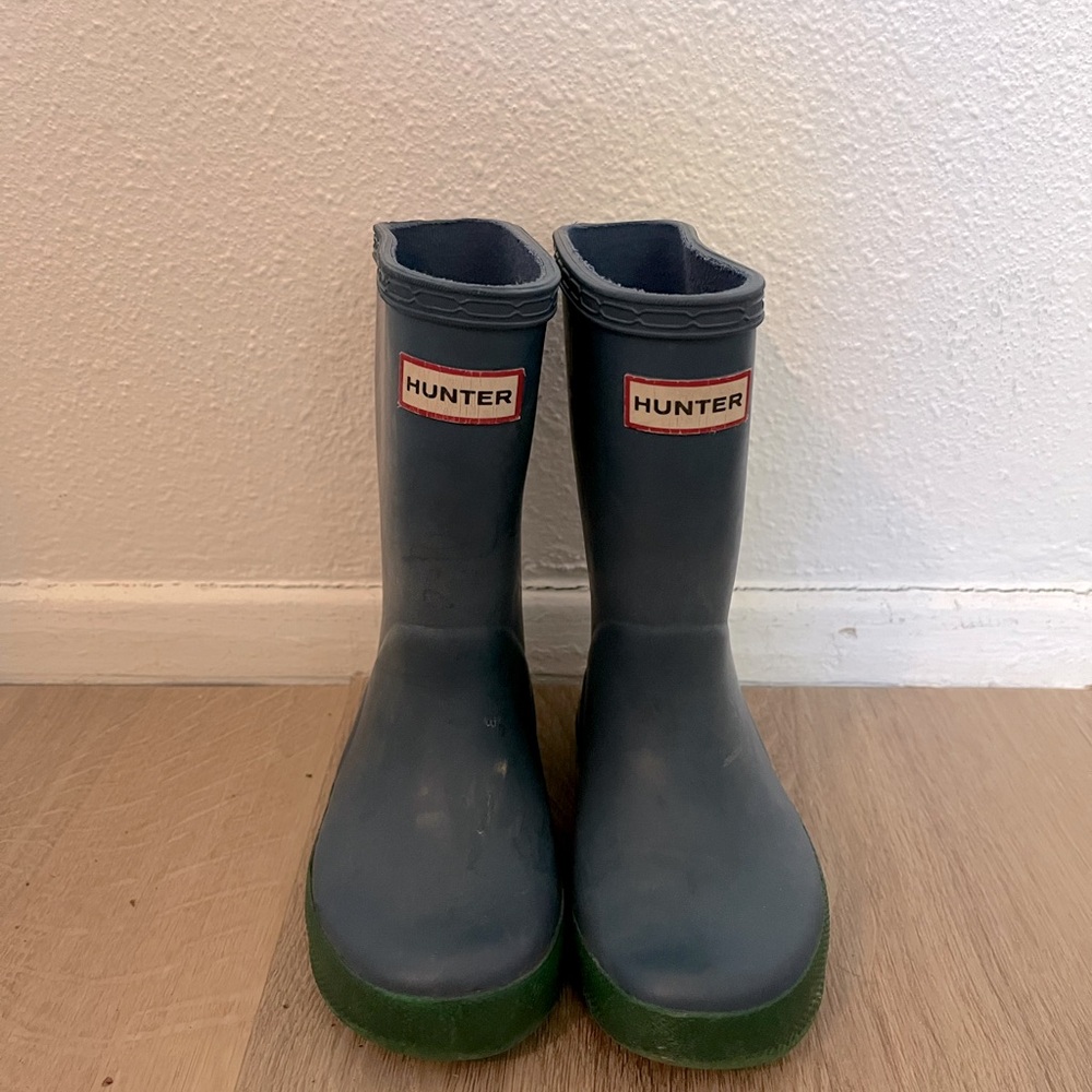 Hunter Kids First Classic Rain Boot (Blue)